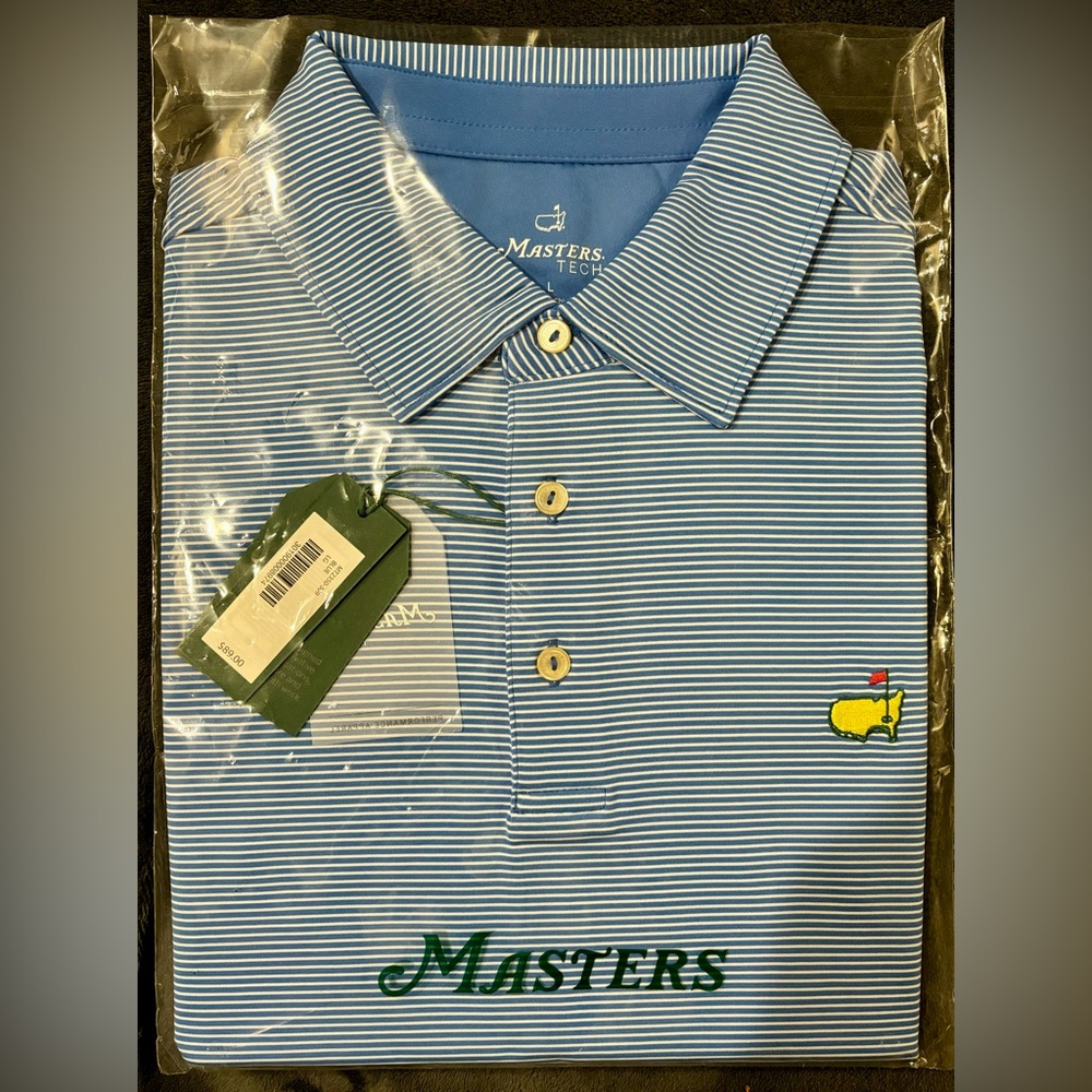 Brand New 2024 New Men's Masters Tech large shirt